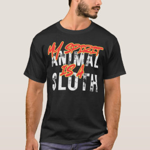 T-shirt Mon animal spirituel est un paresseux
