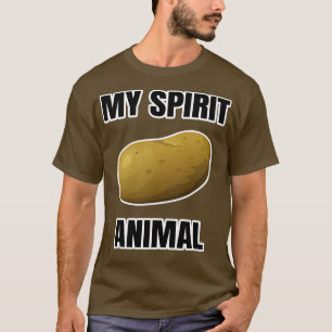 T-shirt Mon animal spirituel est une pomme de terre 1