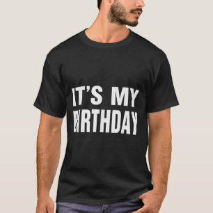 T-shirt Mon Anniversaire Drôle Cadeau Pour Garçons Filles 