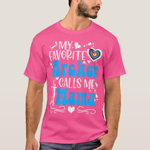 T-shirt Mon Archer Favori M'Appelle Mama Archery Nana Gran