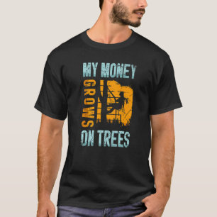 T-shirt Mon Argent Cultive Sur Les Arbres Pour Un Trimmer 