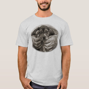 T-shirt Mon art photographique de chiot de beagle d'ami