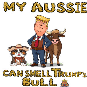 T-shirt Mon Australien sent la taule de Trump