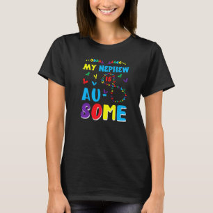 T-shirt Mon Autistique Nephew Sensibilisation sur l'autism