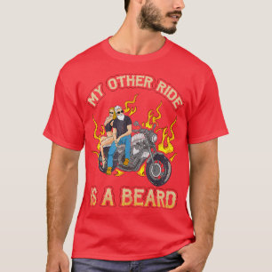 T-shirt Mon Autre Balade Est Un Moto-Pilote De Beauté Bike