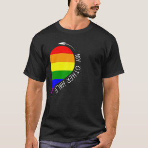 T-shirt Mon autre demi-gai Cool de la Fierté arc-en-ciel