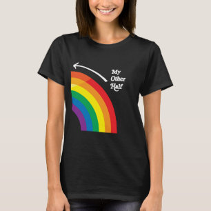 T-SHIRT MON AUTRE MOITIÉ À DROITE