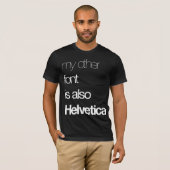 T-shirt Mon autre police (Devant entier)