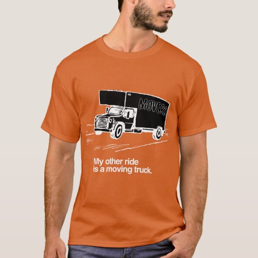 T-SHIRT MON AUTRE TOUR EST UN CAMION MOBILE (Devant)