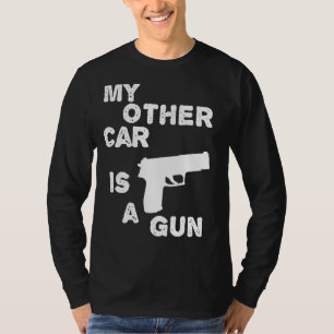 T-shirt Mon Autre Voiture Est Un Pistol De Plaisanterie D'