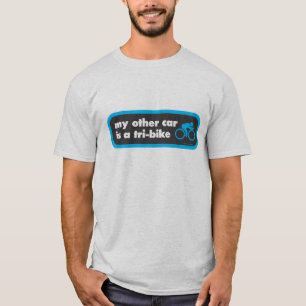 T-shirt mon autre voiture est un tri vélo