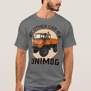 T-shirt Mon autre voiture est Unimog Orange 