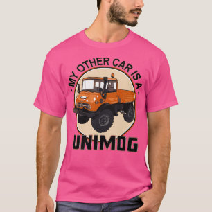 T-shirt Mon autre voiture est Unimog Orange