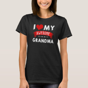 T-shirt Mon Awesomegrand-mère Awesome Comme Mon Grand-Mère