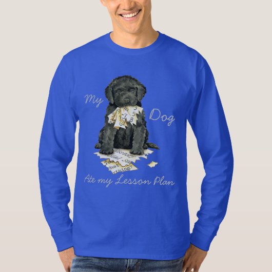 T-shirt Mon Barbet Ate Mon Plan De Leçon (Devant)