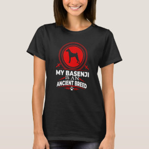 T-shirt Mon Basenji Est Un Chien Ancien De race Chienne Ch