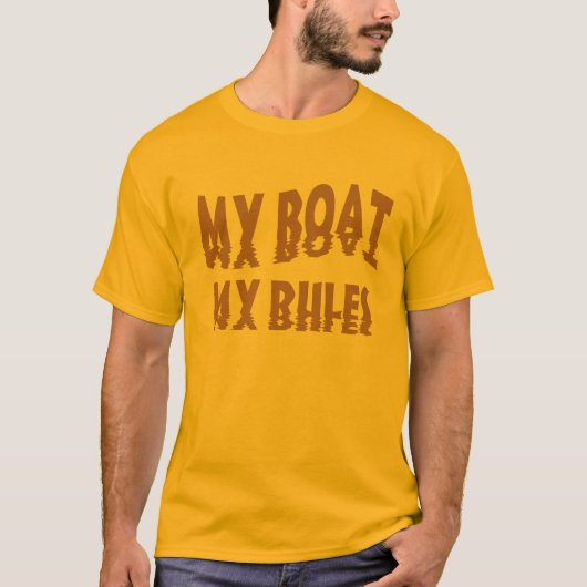 T-shirt Mon bateau mes règles (Devant)