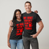 T-shirt Mon bateau ne fonctionne pas grâce (Unisexe)