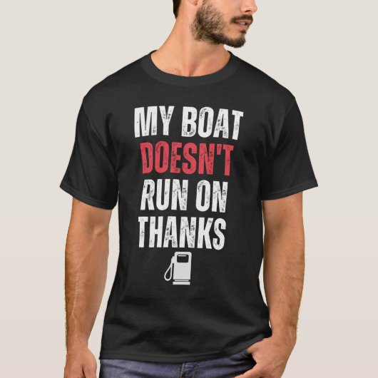 T-shirt Mon Bateau Ne Fonctionne Pas Grâce (Devant)