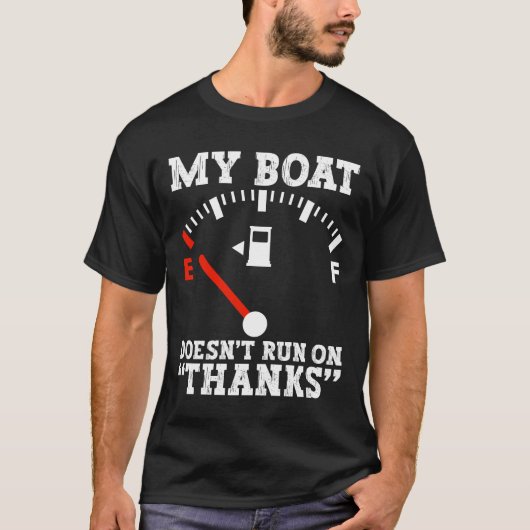 T-shirt Mon Bateau Ne Fonctionne Pas Grâce À Du Gaz Drôle  (Devant)
