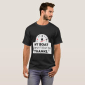 T-shirt Mon Bateau Ne Fonctionne Pas Sur L'Autocollant Mer (Devant entier)