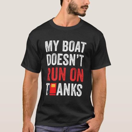 T-shirt Mon Bateau Ne Fonctionne Pas Sur Merci Les Cadeaux (Devant)