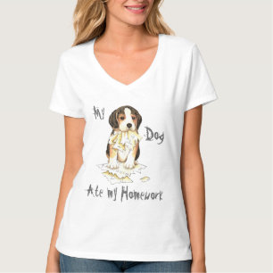 T-shirt Mon beagle a mangé mon travail