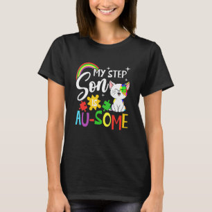 T-shirt Mon beau-fils est au-some Journée de sensibilisati