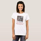 T-shirt 'Mon beau sapin' pour dames (Devant entier)