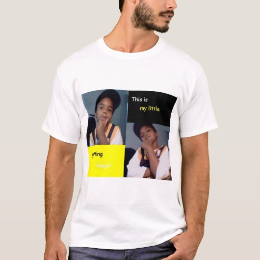 T-shirt mon bébé (Devant)