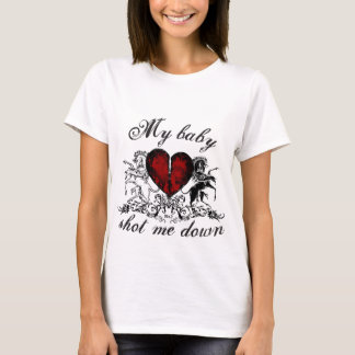T-shirt Mon bébé m'a abattu