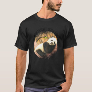 T-shirt Mon bébé panda câlin dort