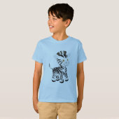 T-shirt Mon bébé Zebra (Devant entier)