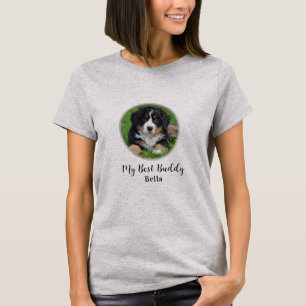 T-shirt Mon Best Buddy photo de chien personnalisée