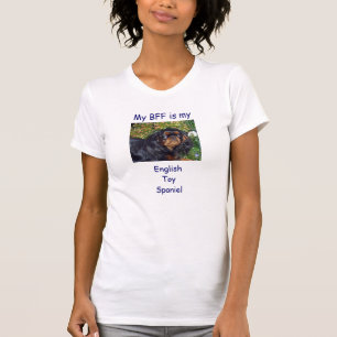 T-shirt Mon BFF est mon épagneul de jouet anglais