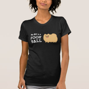 T-shirt Mon BFF est un chien drôle mignon de la boule   d
