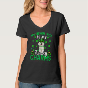 T-shirt Mon Bichon Frise Est Mon Lucky Charms Chien St Pat