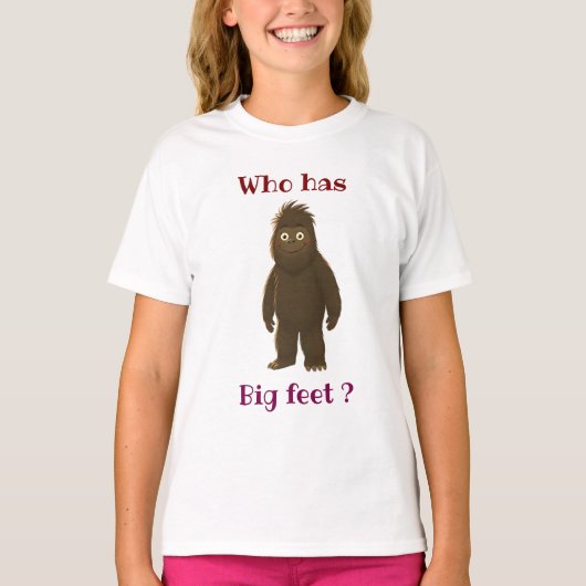 T-shirt Mon bigfoot (Devant)