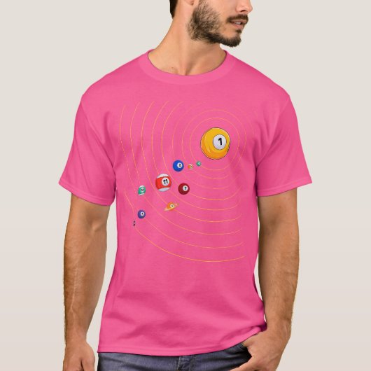 T-shirt Mon billard Universe (Devant)