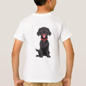 T-shirt Mon Black Lab Est Mon Meilleur Ami (Dos)