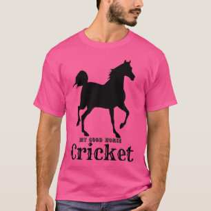 T-shirt Mon bon cricket à cheval