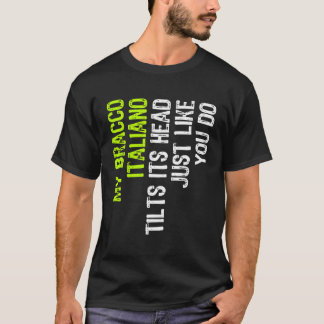 T-shirt Mon Bracco Italiano Tille Sa Tête Comme Vous Le Fa