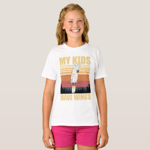 T-shirt Mon cacatoès, mes enfants ont des ailes