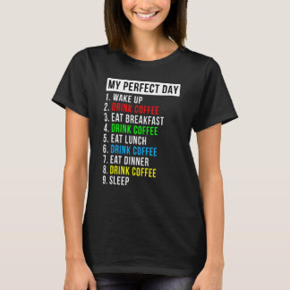 T-shirt Mon café de jour parfait
