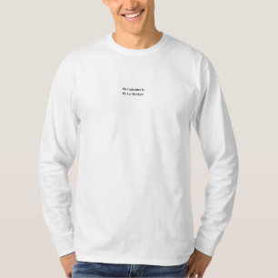 T-shirt Mon calendrier est mon collègue