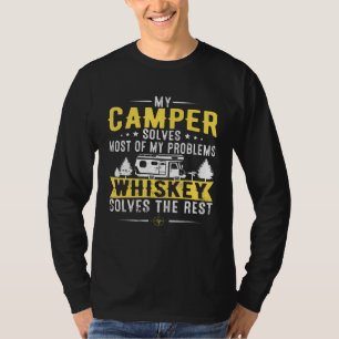 T-shirt Mon Camper Résout La Plupart De Mes Problèmes Whis