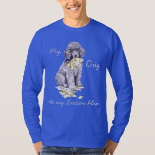 T-shirt Mon caniche standard a mangé mon plan de leçon