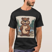 T-shirt Mon castor (Devant)