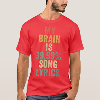 T-SHIRT MON CERVEAU EST 99 