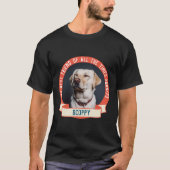 T-shirt Mon chargeur sans fil photo pour chien (Devant)